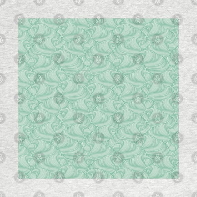 Fluffy and Creamy Pastel Colored Soft Served Ice Cream Surface Pattern by zarya_kiqo